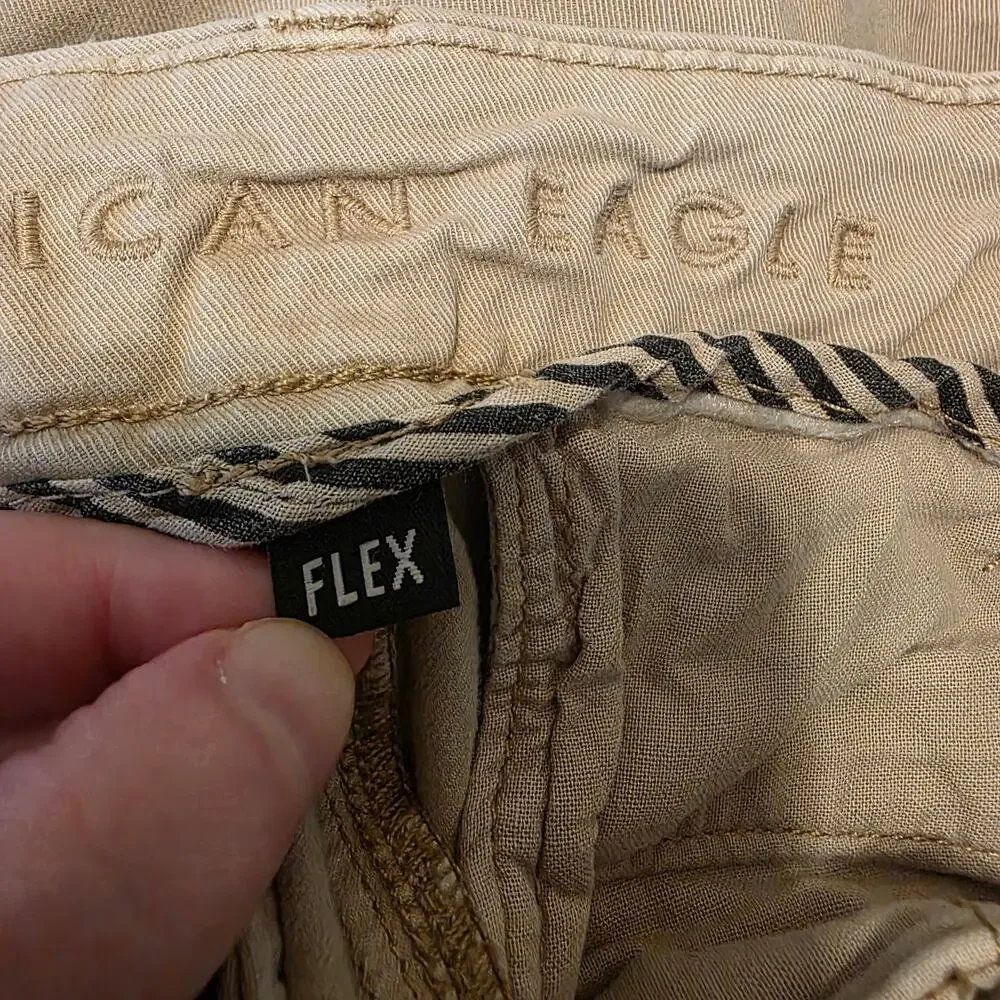 American Eagle Flex Slim Men's Khaki Pants 28x32